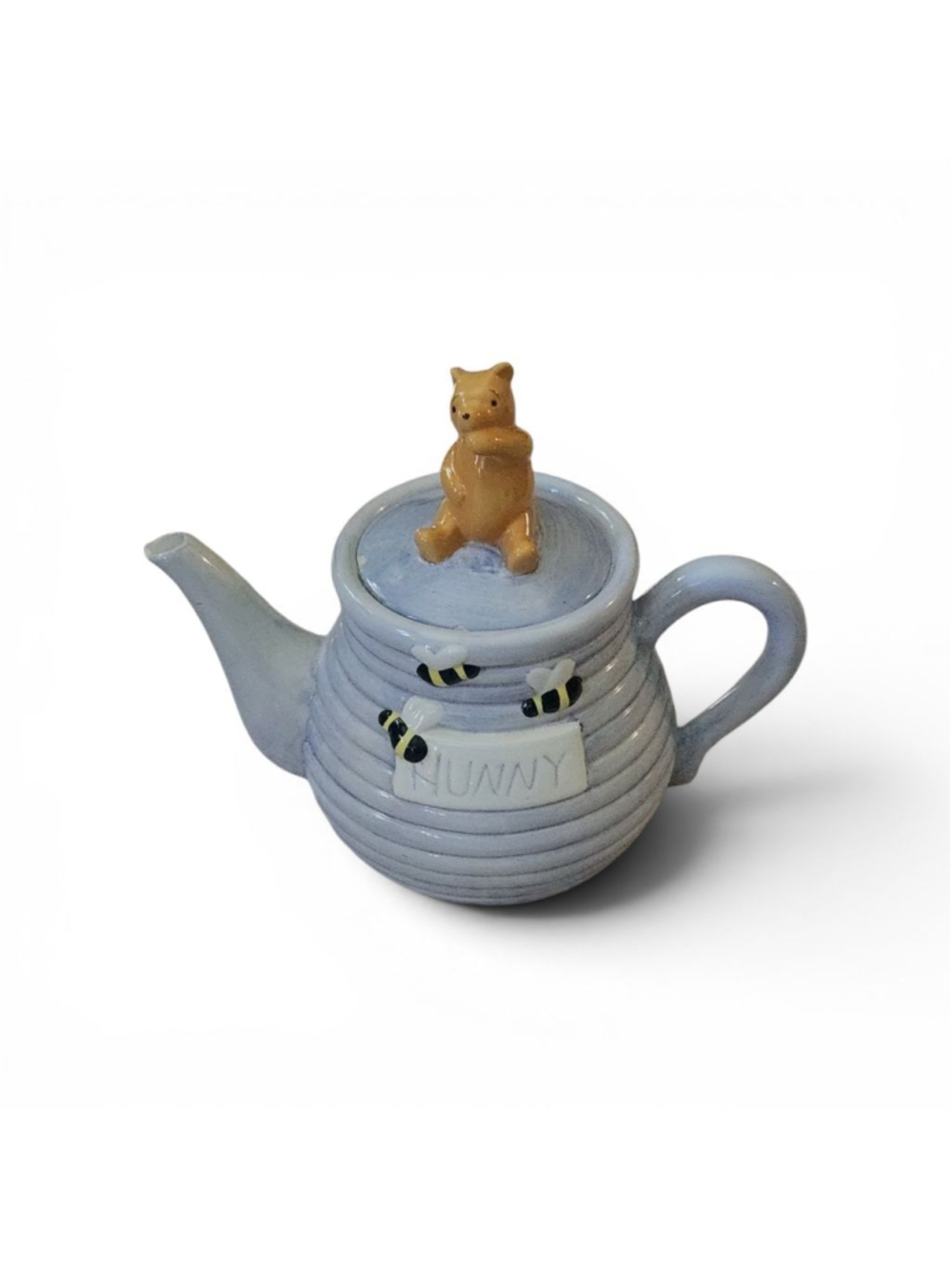 Vintage Disney Winnie The Pooh Hunny Pot Mini Teapot Treasure Craft Ceramic